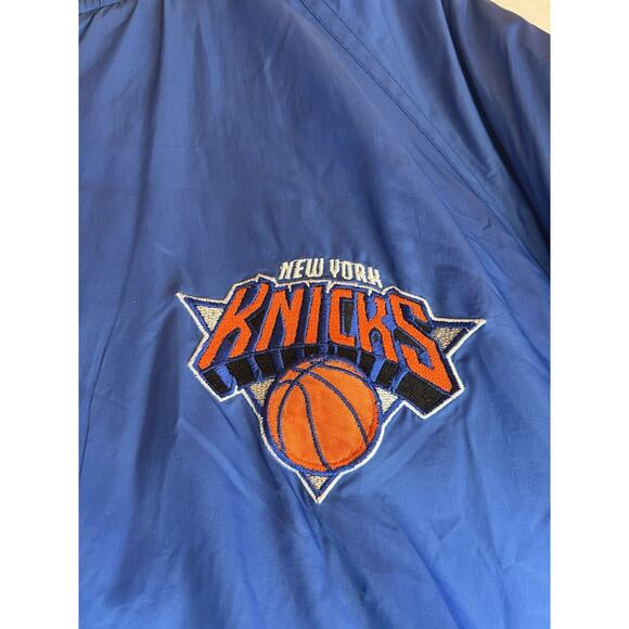 Vintage NY Knicks NBA Reversible Quilted Embroidered Varsity Jacket - Sz XXL - Picture 15 of 16